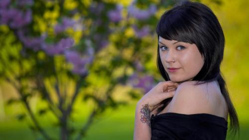 portrait of a lovely young lady